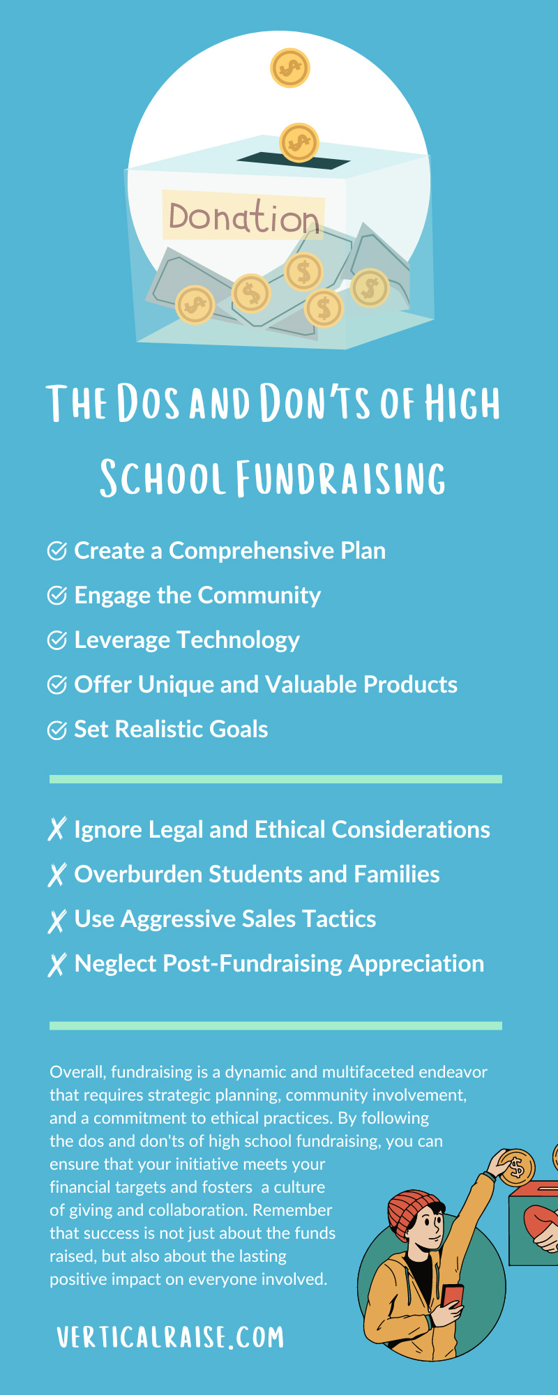 The Dos and Don’ts of High School Fundraising